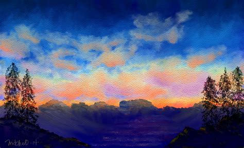 Pastel Sky Follow My Blog At Cloud Painting