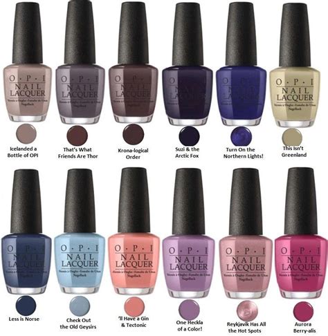 22 Of The Best Ideas For Opi Nail Colors Names Home