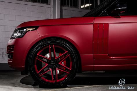 Matte Red Range Rover Celebrity Auto Edition By Ultimate Auto Gtspirit