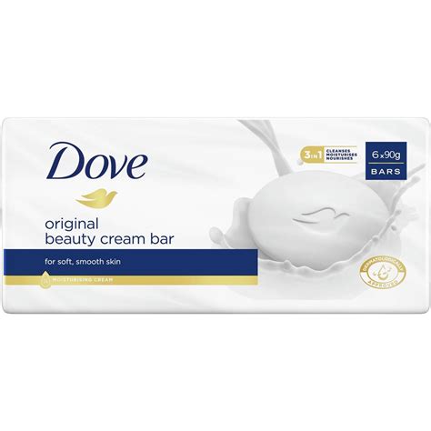 Dove Beauty Cream Bar Original 6 X 90 G Woolworths