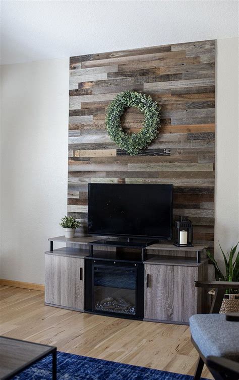 20 Reclaimed Wood Feature Wall Diy