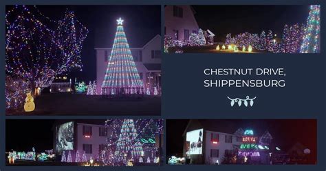 Christmas Light Display Chestnut Drive Shippensburg Ship Saves