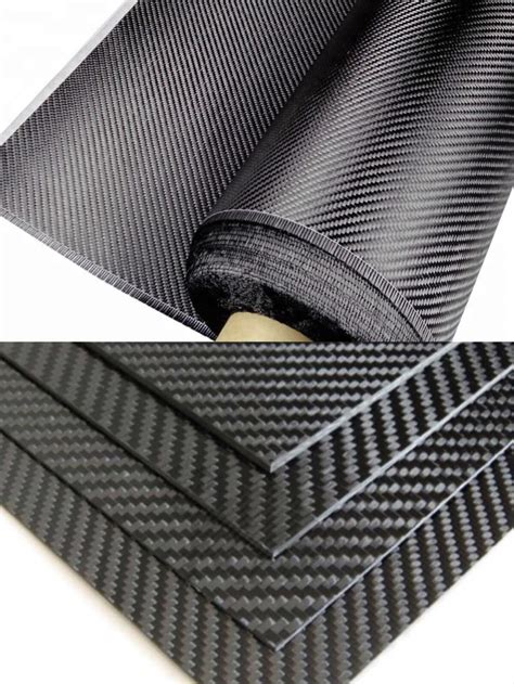 Glossymatt Carbon Fiber Sheetboardplate 3k Plaintwill Weave Carbon