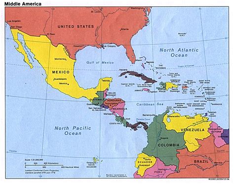 Am Rica Central Mapas Geogr Ficos Da Am Rica Central Enciclop Dia