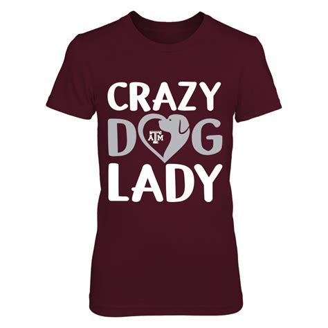 Texas Aandm Aggies Crazy Dog Lady Fanprint