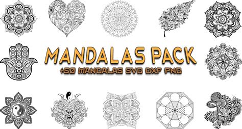 Download Round Mandala SVG pack, Mandala SVG, Mandala svg, mandala ...