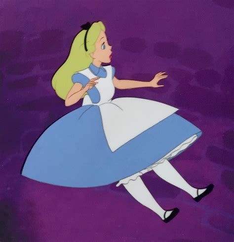 Original Production Animation Cel Of Alice From Alice