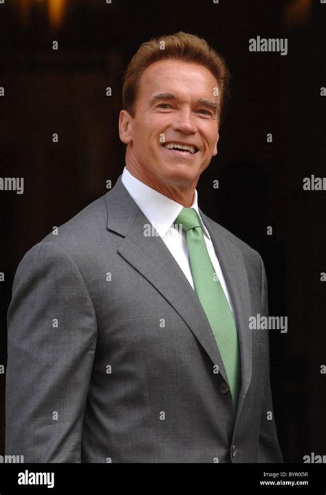 Californias Governor Arnold Schwarzenegger Meets Prime Minister Tony