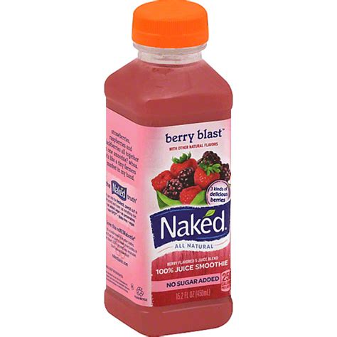 Naked 100 Juice Smoothie Fruit Berry Blast Shop Elmers County Market