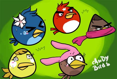 Candy Birds By Vodkaakola On Deviantart