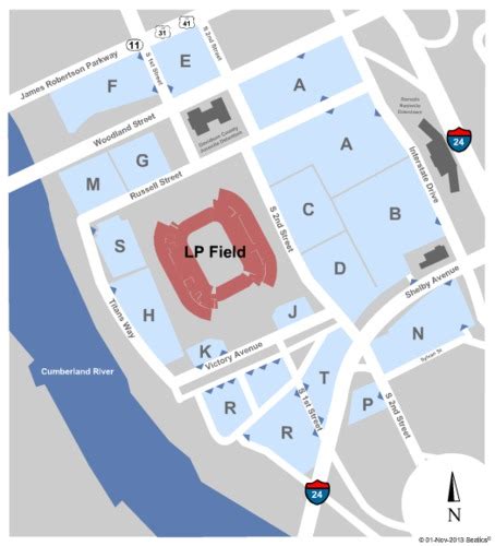 Nissan Stadium Parking Lots Tickets Seating Charts And Schedule In