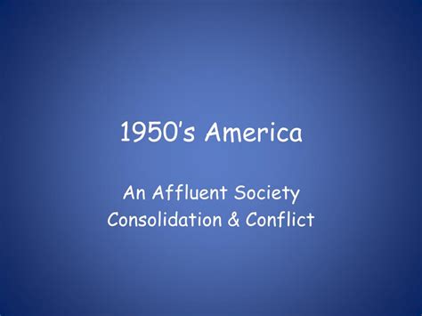 Ppt 1950s America Powerpoint Presentation Free Download Id1400965