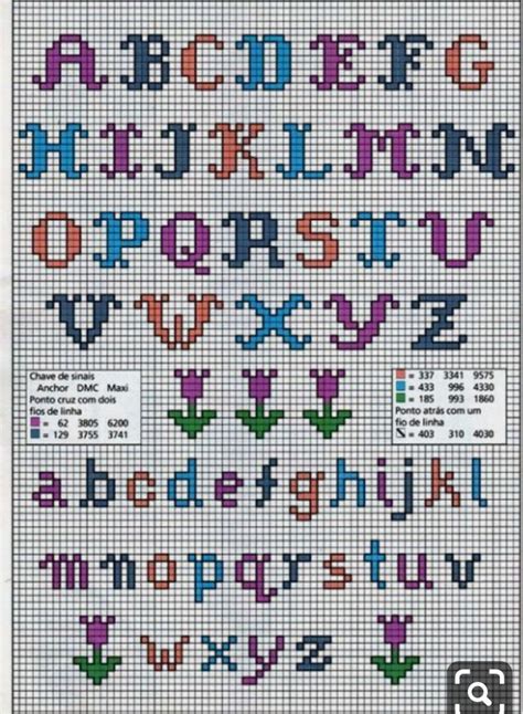 Abecedario Cross Stitch Letter Patterns Cross Stitch Letters Cross