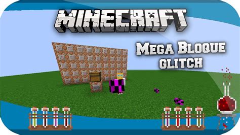 Minecraft Secreto Mega Bloque Glitch Youtube