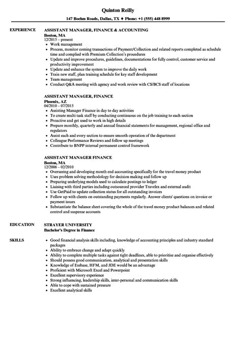 The reverse chronological is ideal for your assistant manager resume format if you have: Assistant Accountant Job Description Sample | HQ Template ...