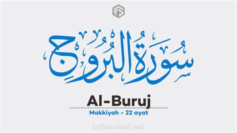 Surah Al Buruj Tafsir Alquran Id
