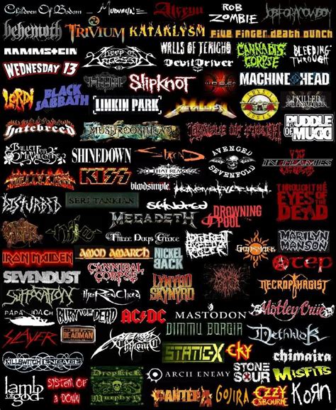 Heavy Metal Rock Band Posters Music Backgrounds Heavy Metal Music