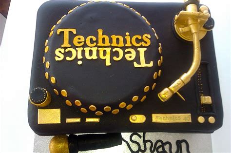 Technics Turntables Novelty Cakes Edible Art Box Cake Cake Art