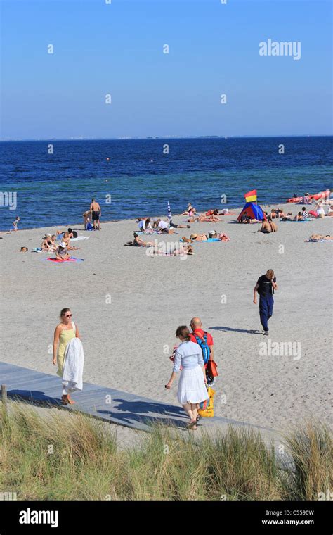 Sunny Day On The Beach At Amager Strandpark Copenhagen Stock Photo Alamy