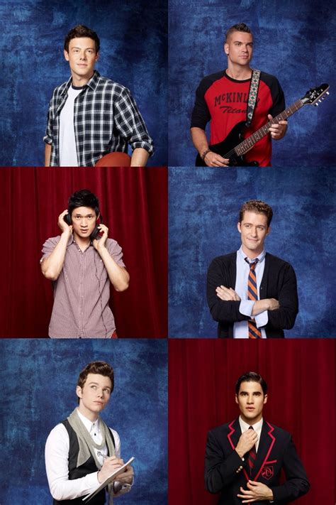 Boys Of Glee Cast Finn Puck Mike Mrshoe Kurt Blaine Glee Cast