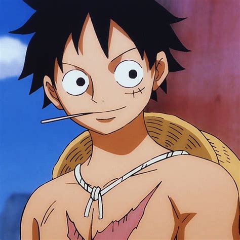 𝐿𝑢𝑓𝑓𝑦 𝐼𝑐𝑜𝑛 One Piece Luffy Anime Luffy Icon