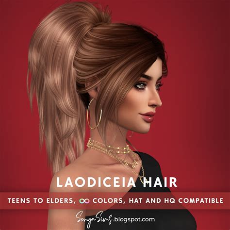 Laodiceia Hair At Sonya Sims Sims 4 Updates