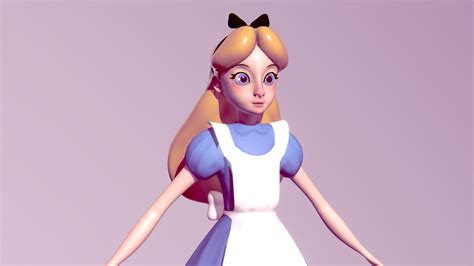 Alice In Wonderland 3d Model By Clara Cravo Moonumi [b1d8db2] Sketchfab