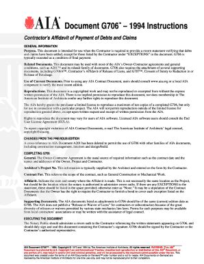 Appendix 50 aia document ga tm contractor s affidavit of release of liens project name and address sample affidavit of release of liens. aia g706 form - Printable Templates to Fill Out & Download ...