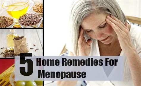 5 Home Remedies For Menopause Natural Treatments And Cure For Menopause