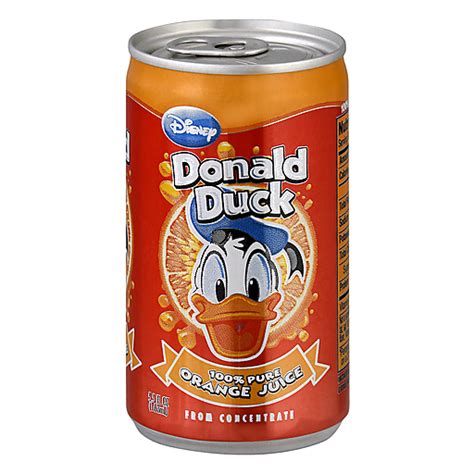 Disney Donald Duck Orange 100 Pure Juice 55 Oz Juice Boxes