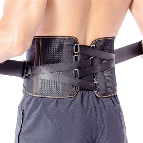 S Adjustable Straps And Breathable Mesh Lumbar Support Belt For