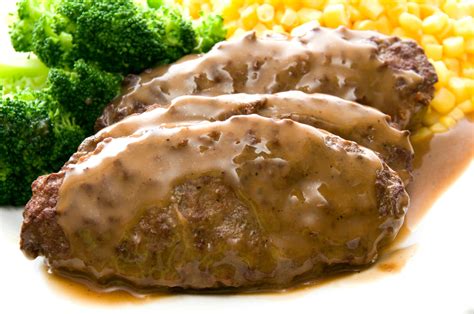 It's full of big beefy flavors thanks to worcestershire sauce and mushrooms. Easy Salisbury Steak - When is Dinner Easy Salisbury Steak