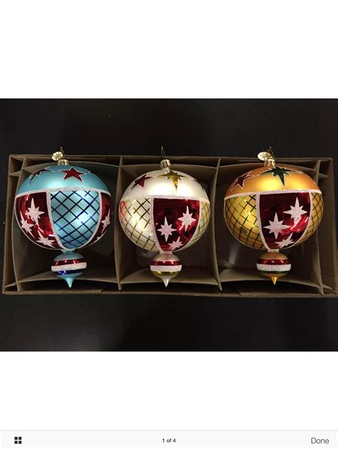 The thing that we're going to talk about today is radko ornaments. Christopher Radko Fantasia Star Cascade 02-0148-0 Set of 3 ...