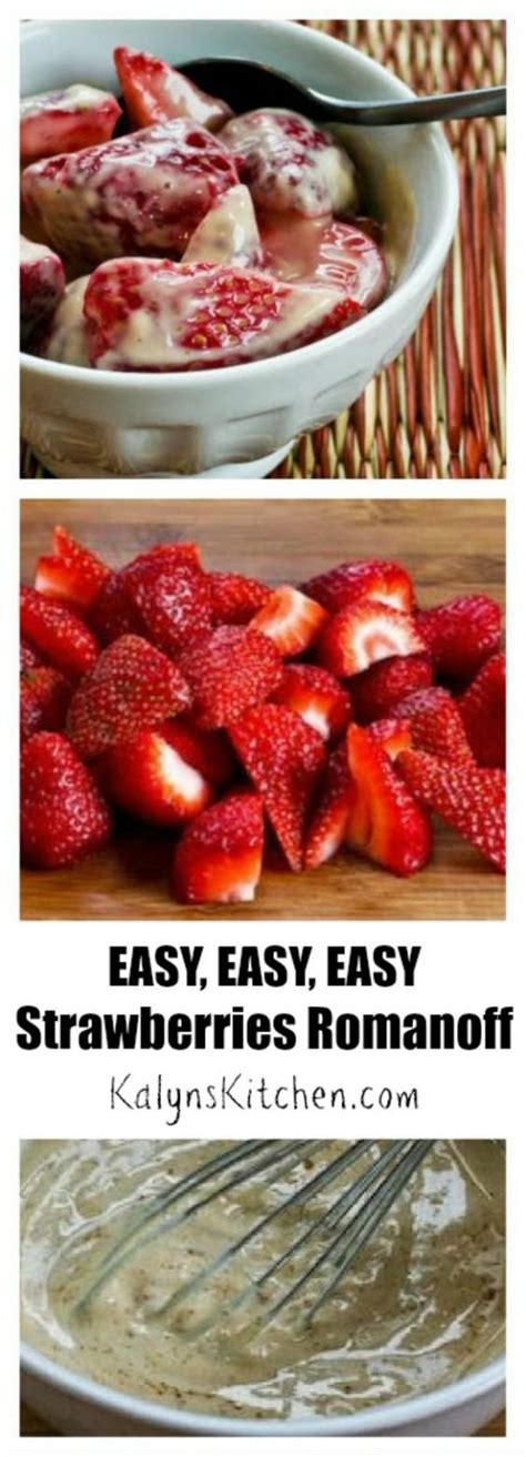 Easy Strawberries Romanoff | Strawberries romanoff, How sweet eats, Recipes