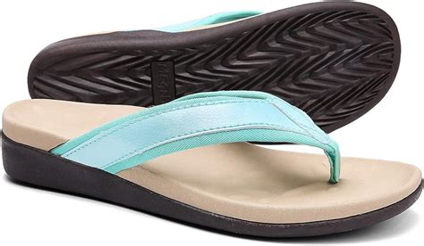 Orkii Womens Plantar Fasciitis Feet Sandals Best Orthotic Flip Flops With Arch Support