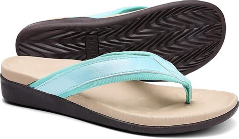 orkii womens plantar fasciitis feet sandals best orthotic flip flops with arch support