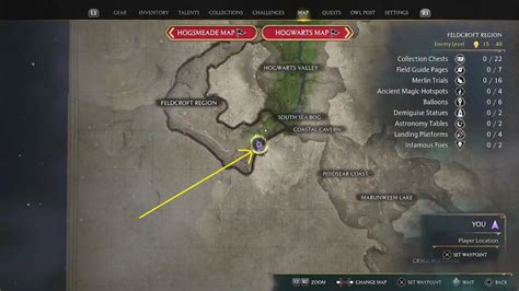 Use the Well’s Treasure Map to find the Treasure | Hogwarts Legacy