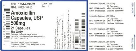 Ndc 10544 096 Amoxicillin Label Information Details Usage And Precautions