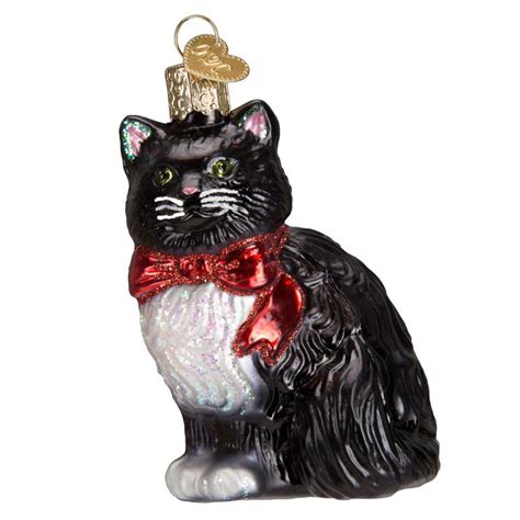 Tuxedo Kitty Ornament Old World Christmas Ornaments Cat Christmas
