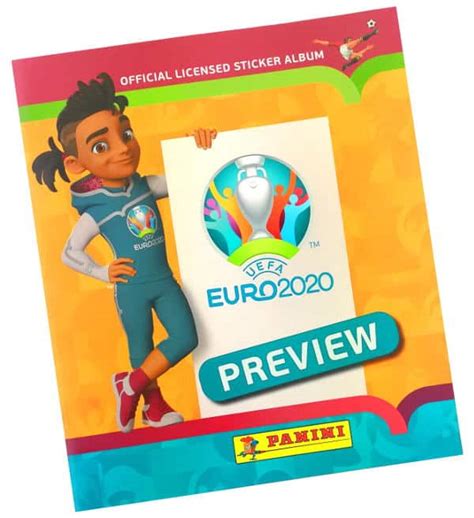 Come sarà la collezione di figurine panini per il campionato europeo che prenderà il via a giugno 2021? Panini EURO 2020 Preview Sticker Internationale Version - Album, Stickerpoint