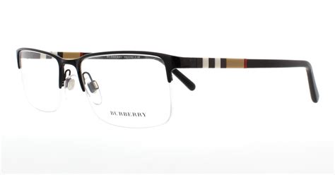 Burberry Eyeglasses Be1282 1001 Black 55mm