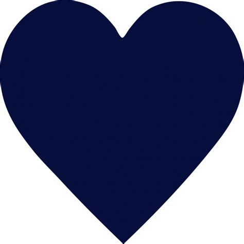 Navy Heart Navy Blue Love Heart Clip Art Library
