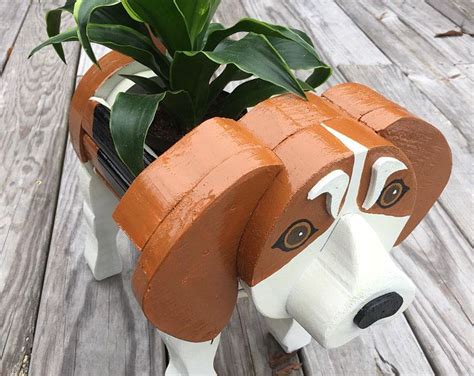 Wooden Handmade Animal Planter Cardinal Etsy Animal Planters