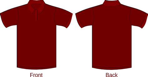 Design Kaos Polos Merah Clipart Best