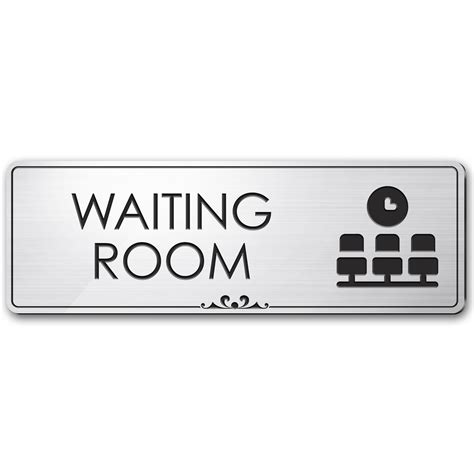 Office Waiting Room Sign Waiting Area Sign For Office Door Etsy