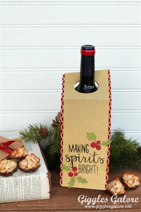 Diy Christmas T Idea Neat Wine Bottle Tags Cricut