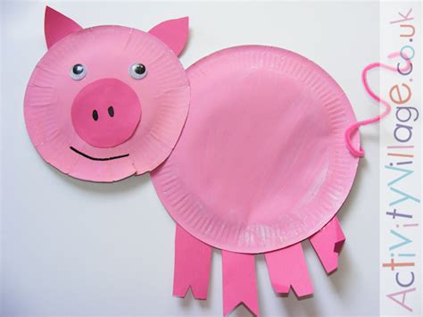 Paper Plate Pig Craft Paper Plate Pig 2