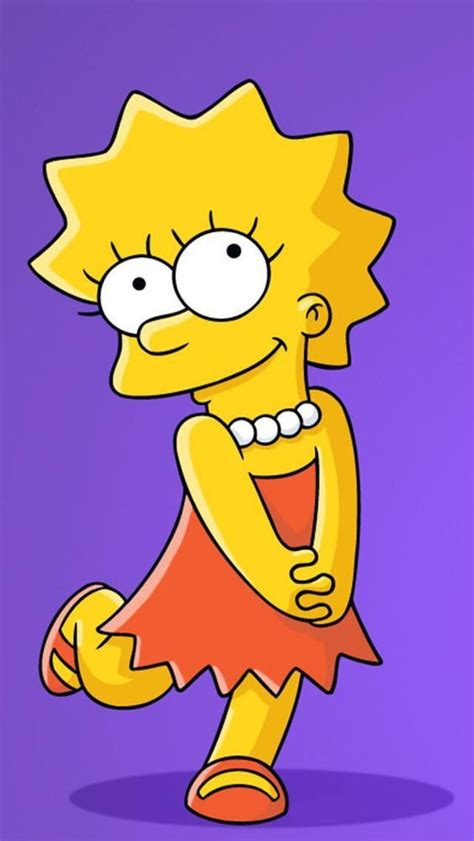 Lisa Simpson Simpson Ailesi Akrilik Tuval Disney çizimleri