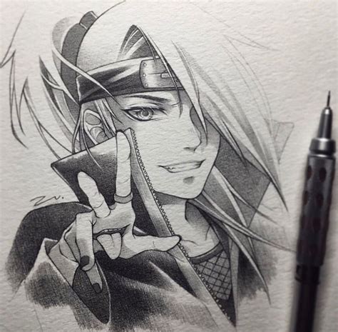 Deidara Draw Made By Zuueii