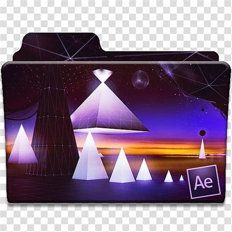 Adobe Collection Folder Adobe After Effects Cc Icon Transparent